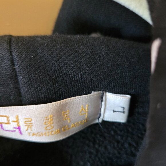 SOLD - Playboy Bunny Theme Black Pullover Hoodie Men's Size Large - Picture 5 of 5